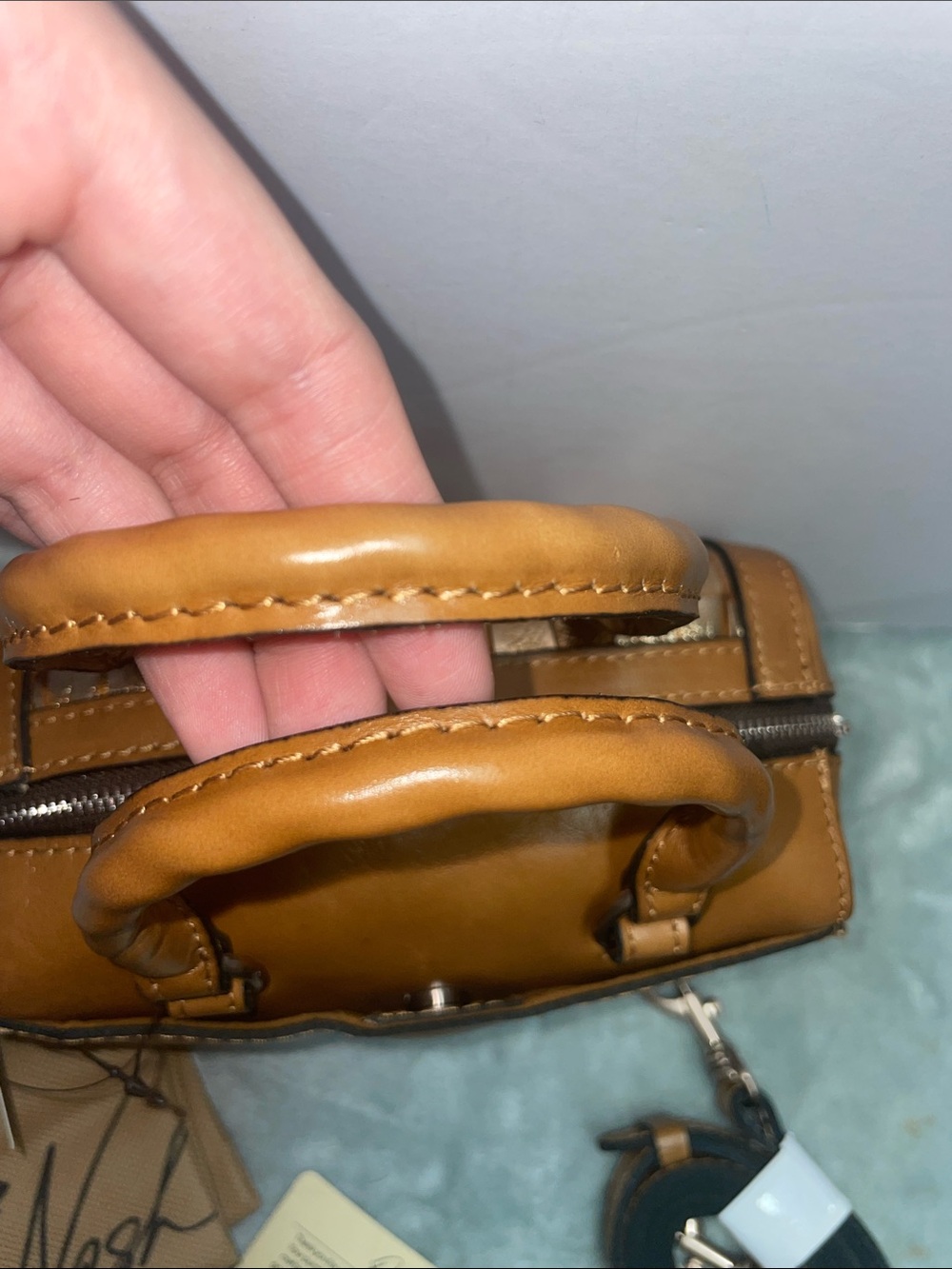 NWT Patricia Nash ‘Rodez’ Mini Barrel Satchel - Picture 4 of 12